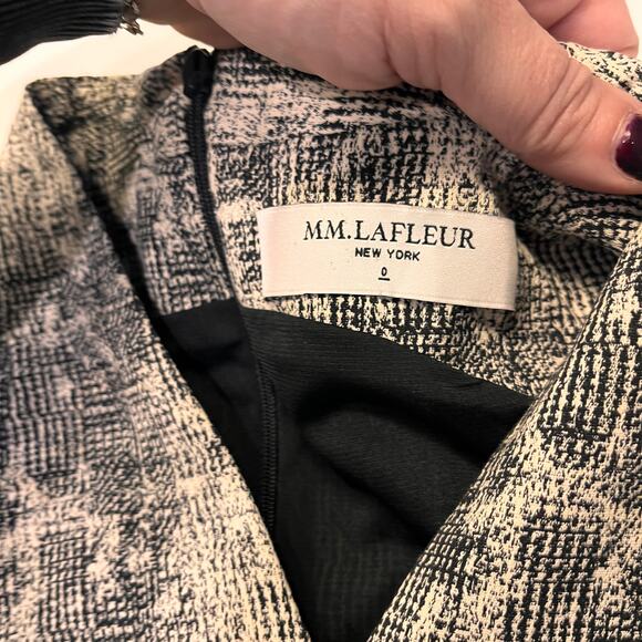 MM La Fleur Gray Patterned Sleeveless Shift Dress Sz 0 - Picture 6 of 11